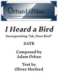 I Heard a Bird SATB choral sheet music cover